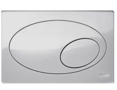 JOMO 102-000000032 Classic 2 Dual Flush Plate matte chrome finish