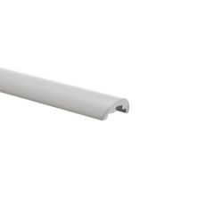 Sealing profile made of aluminum , just horizontally Color white Length: 1000 mm