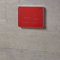Sense Red Flush Plate Control Panel 23553 