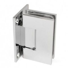 Shower door hardware " block " for swing door wall glass in chrome
