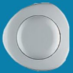 Siamp Single flush Pnuematic button White (raised)  31253510