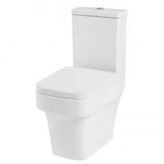 Square Medici Soft Close Toilet Seat and cover with fittings White MTS00147854