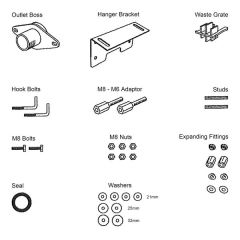 Twyford SR1314XX Sola Spectrum Basin Fitting Kit