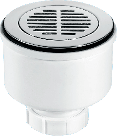 McAlpine 90mm Vertical Shower Trap ST90CPB-S-V