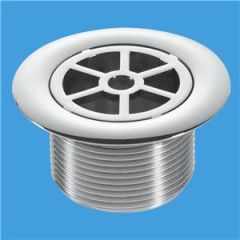 McAlpine 85mm Shower Trap Grid Chrome Plated Brass STW85CPB