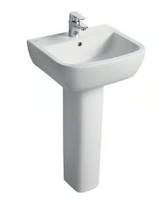 Ideal Standard Tempo one tap hole basin 500mm White T058801