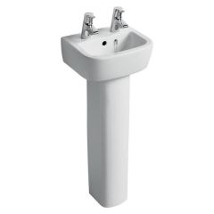 Ideal Standard  Tempo 35cm handrinse basin, two tapholes  T059601