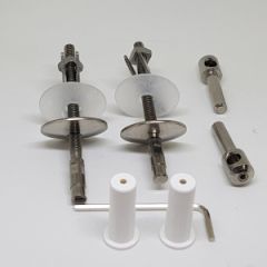 Ideal Standard Spares KIT INOX HINGES FOR ALA INTEGRATED SEAT T2956BJ 407925  T6502