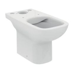 Ideal Standard  Ideal Standard i.life A close coupled wc bowl with horizontal outlet and rimls+ technology  T472101
