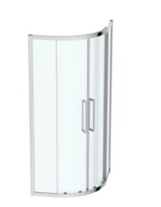 Ideal Standard  IS i.life 900 Quadrant Enclosure  with Idealclean clear glass - bright silver finish  T4957EO