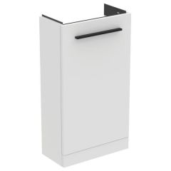 Ideal Standard  Ideal Standard i.life S 41cm floor standing guest washbasin unit with 1 door (separate handle required), matt white  T5005DU