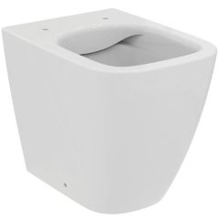 Ideal Standard  Ideal Standard i.life S compact back to wall wc bowl with horizontal outlet and rimls+ technology  T519701