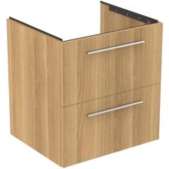 Ideal Standard  Ideal Standard i.life B 60cm vanity unit, 2 drawers, natural oak  T5270NX