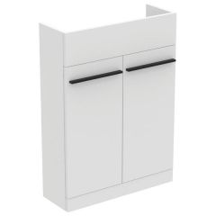 Ideal Standard  Ideal Standard i.life S 60cm compact semi countertop washbasin unit with 2 doors (separate handles required), natural oak  T5298NX