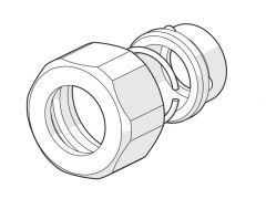 Oras Fixing set 239291 Tap Spare Part for ORAS with Threaded Nut 3/4