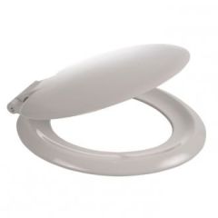 Toilet Seat Celmac Wirquin FUSION - Stainless steel hinges, Toilet seat and cover with stainless steel hinge - white