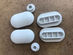 TOILET SEAT KIT BUMPER SEATS WC MODEL LINE FUTURA 117800PB