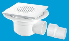 McAlpine TSG50-T6WH 50mm Trapped Shower Gully(10bx TSG50T6WH Bathroomsuites