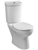 Twyford Grace Flushwise WC Toilet Seat with Soft Close Toilet Seat Hinges GCEC42WH