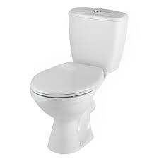Twyford Option Bravo Standard Close Plastic Hinge Toilet Seat & Cover White ST2810WH