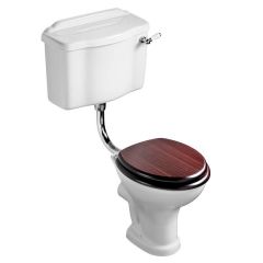 LOW LEVEL FLUSHPIPE SET CHROME
