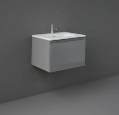 RAK Joy Uno Wh 1 Drawer Vanity 60Cm In Urban Grey UNOWH060UGY Bathroomsuites