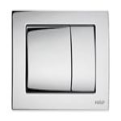 Valsir Concealed Toilet Cistern Flush Push Buttons METAL245x165 Pneumatic Concealed Toilet Flush Cisterns