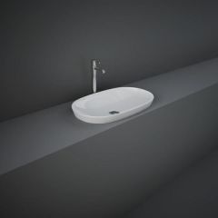 RAK Variant Elongated Oval Drop-In Wash Bsn 60Cm VARDI36000AWHA Bathroomsuites