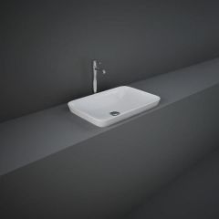 RAK Variant Rectangular Drop-In Wash Bsn 55Cm VARDI55500AWHA Bathroomsuites