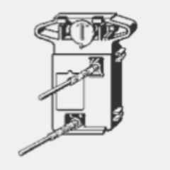 Viega Actuating Mechanism for use with Viega ECO PLUS WC Cistern 609139  /  8310.59  Concealed Toilet cistern Fittings spares 4015211609139