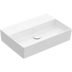 Villeroy & Boch Memento 2.0 washbasin 4A225FR1 50 x 42 cm, white alpine C-plus, without tap hole, without overflow