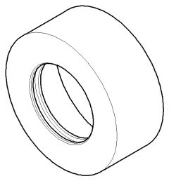 Villeroy & Boch Rosette 092762004-00 / Dornbracht rose 60x25 - Parts 092762004-00 Chrome