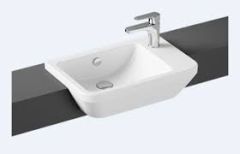 Vitra Integra Cornered Narrow Half Countertop Sink  55 cm 7338B003-0001