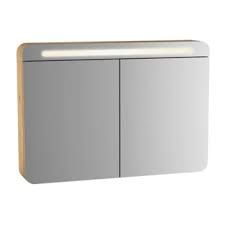 Vitra Nest Trendy LED Illuminated Mirror  80cm  Glossy Anthracite 56162