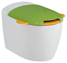 Vitra Sento Toilet Seat for Children  Soft Close  Green-Yellow 133-100-009