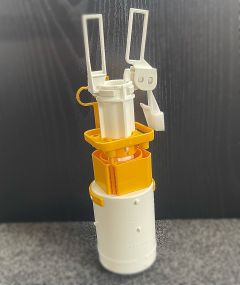 Vitra Dual Flush Valve for a concealed cistern 437163YP Yellow and white