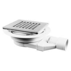 McAlpine Slim FLR Gully/NRV 2 Pce SS 1500mm TL VSG52SL-T6SQ-B Bathroomsuites