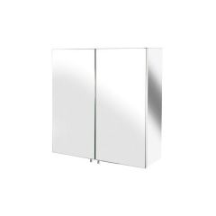 Croydex WC866105 Avon 2-Dr Cabinet S/S