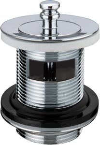 Wirquin 30120609 1.2 Brass Basin Waste Anti-Vandal Plug, Slotted