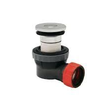 Wirquin NANO 6.7 Quick Clac matt black solid dome with overflow -30120584