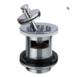 Wirquin basin waste and captive plug 1.1/4" Chrome Plated Wirquin 30