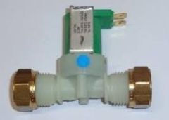 WS3850-8LPM Water solenoid 15 mm compression, EKI, 12 V DC green coil 8 LPM regulator