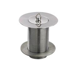 Wirquin long/solid sink waste 1 1/2in Chrome Plated  WSS30WC
