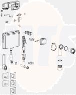 SCHWAB CONCEALED CISTERN 399