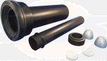 EXTRA LONG WC CONNECTION KIT Ø 90 mm, L=300 mm 8050390081 / 357937