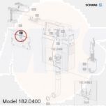 A2 Schwab inner plate for concealed cistern 182.0400