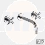 Dornbracht Tara. wall-mounted basin mixer projection: 240 mm, chrome 36717892-00