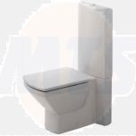 Duravit Caro toilet seat and cover, elongated  For floor standing toilets  Soft close seat