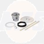 Fastpart Ideal Standard Armitage Shank Dual Flush Push Button with a Large White round Plate S4496AA