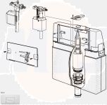Schwab Concealed flushing cistern 80.000